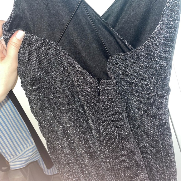 Sparkly Black Mini Dress - Picture 4 of 5